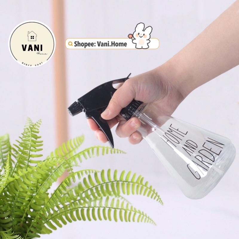 Bình xịt nước tưới cây Home And Garden 500ml - Chai xịt tóc phun sương - Bình đựng cồn sát khuẩn mẫu mới