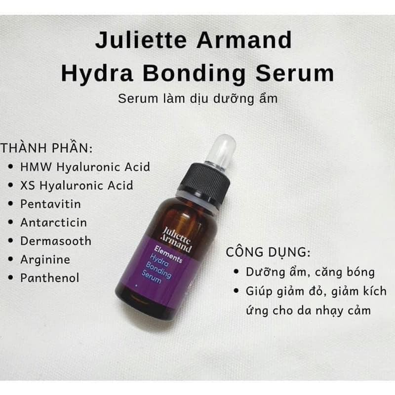 Serum làm dịu và dưỡng ẩm căng bóng Juliette Armand Hydra Bonding Serum 20ml, 50ml