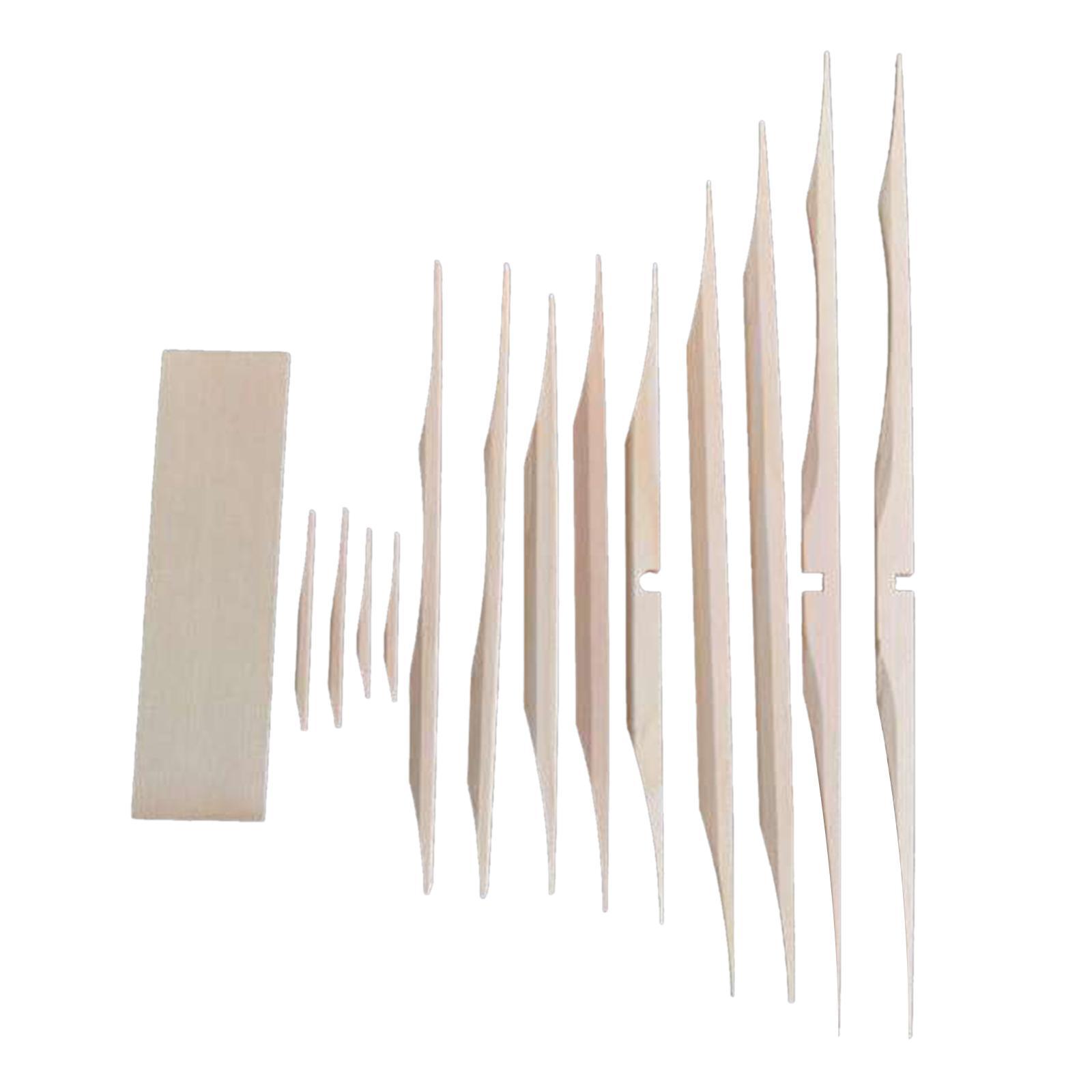 24Pcs Guitar Spruce Brace Kit Tools Accessories Luthier Wooden DIY Tools