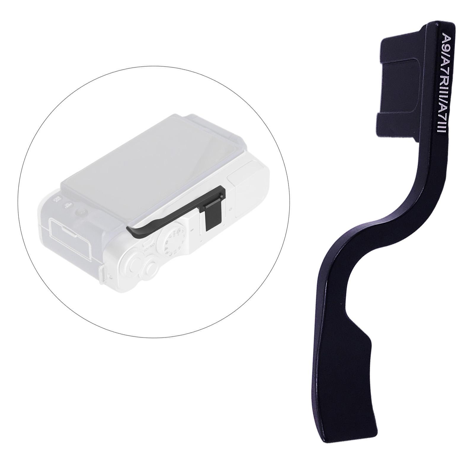 Thumb up Grip Metal Thumb Rest Hot Shoe Cover Protector for Sony A7R2 Black