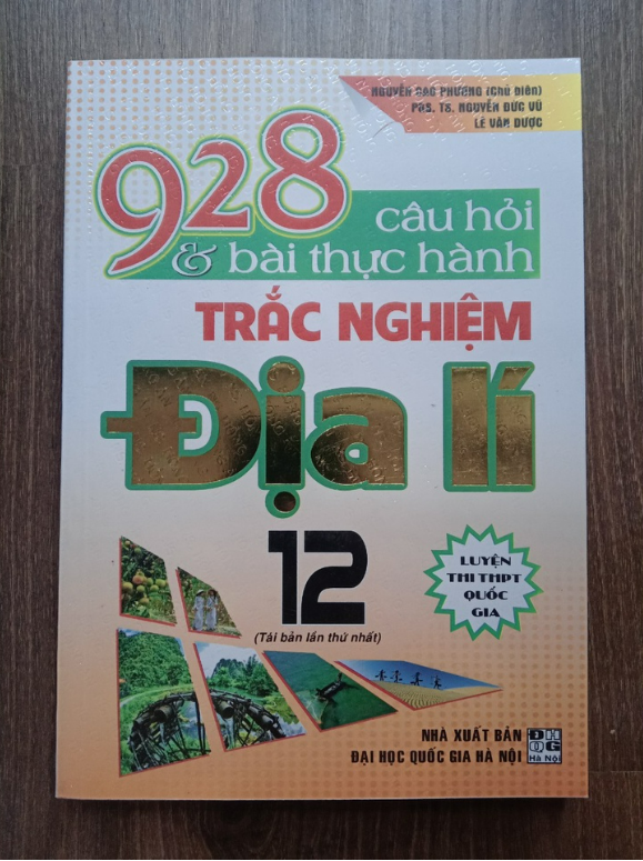 Sách - 928 câu hỏi và bài tập thực hành trắc nghiệm địa lý 12