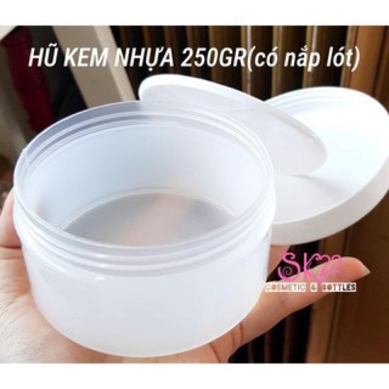 Hủ 250gr (có nắp lót)