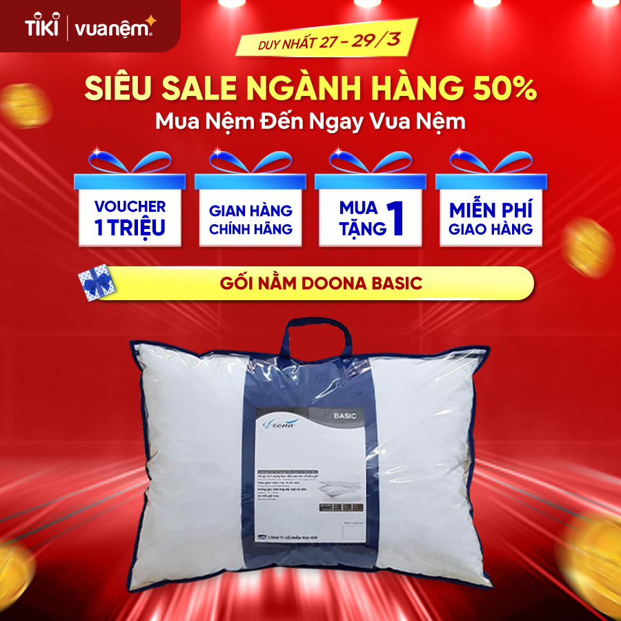 Ruột Gối Doona Basic độ bền cao, mềm mịn, an toàn cho sức khoẻ