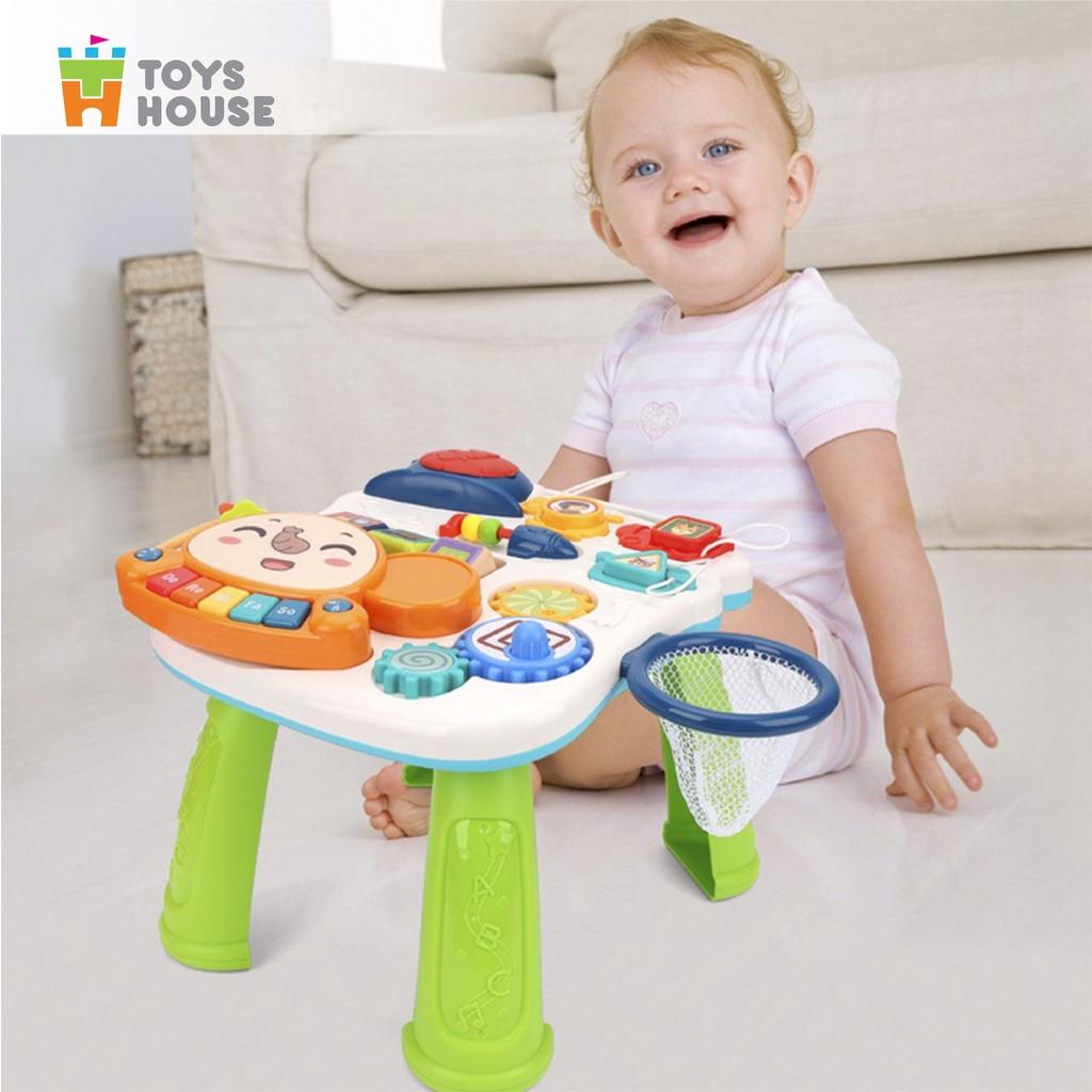 Bàn chơi đa năng có nhạc kiêm xe tập đi 2 trong 1 Toyshouse N6038 - người bạn đồng hành thân thiết của bé