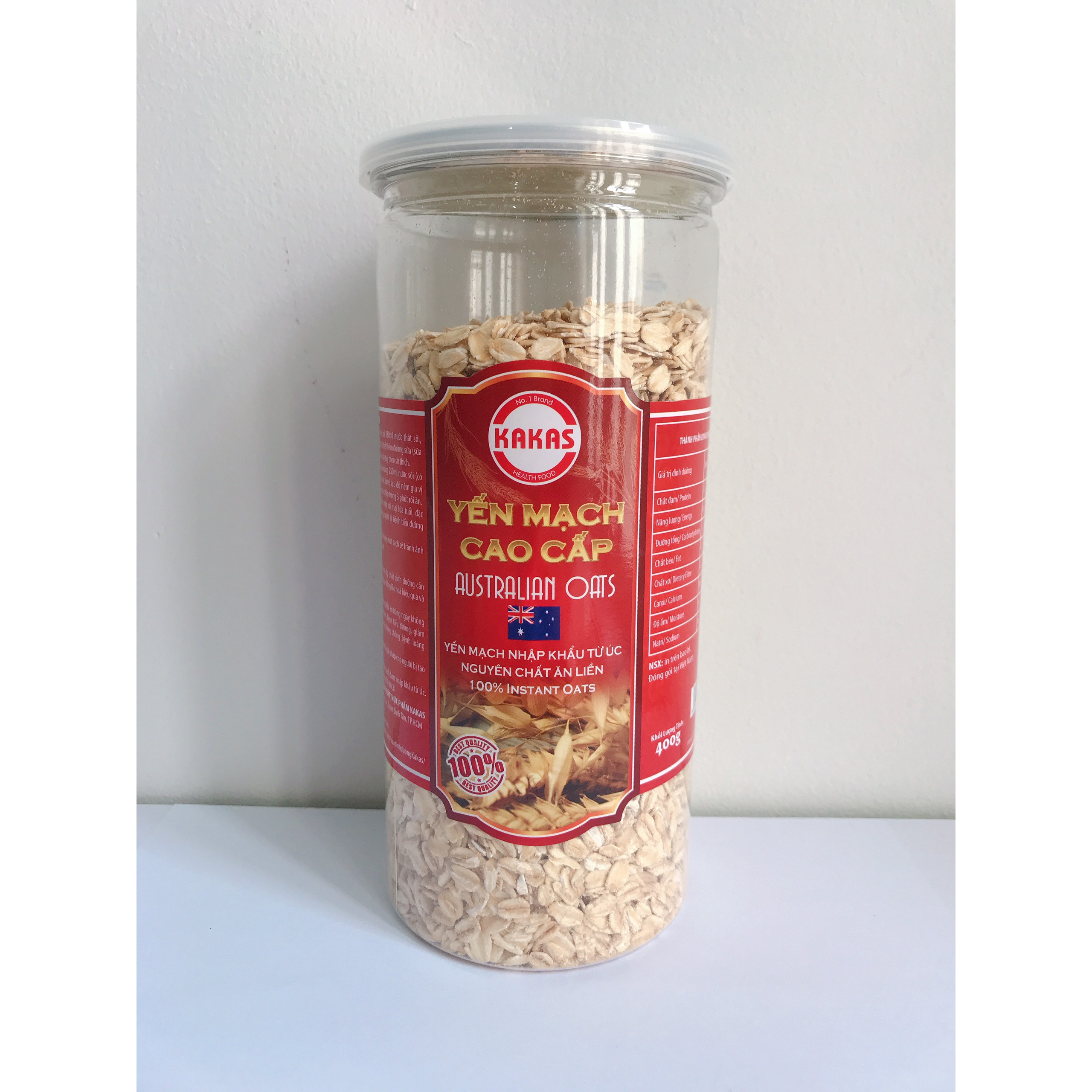 YẾN MẠCH CAO CẤP KAKAS NHẬP KHẨU TỪ ÚC (400G)