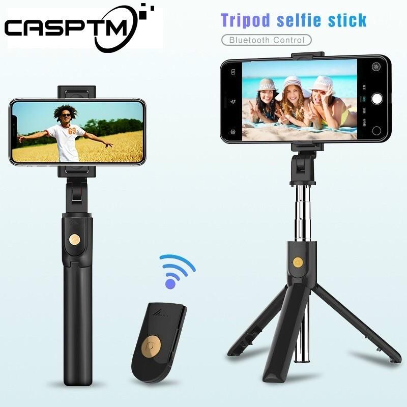 Gậy tự sướng Bluetooth K07, gậy tự sướng 3 chân đa năng chụp hình Selfie Tripod - HappyTech