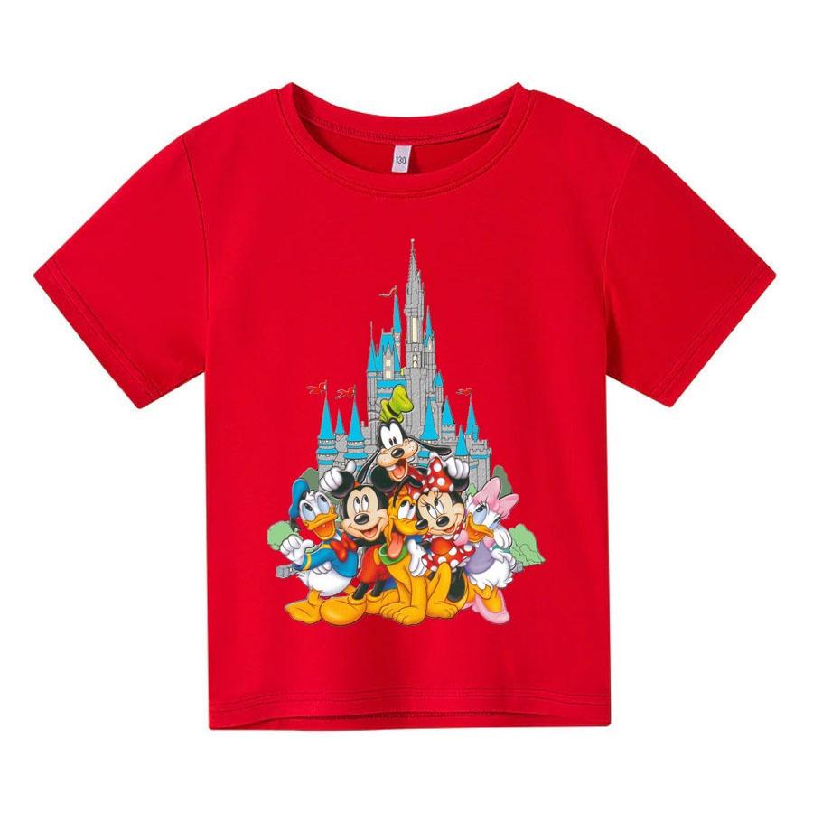 Áo thun trẻ em CARTOON, 4 màu, có size người lớn, Anam Store