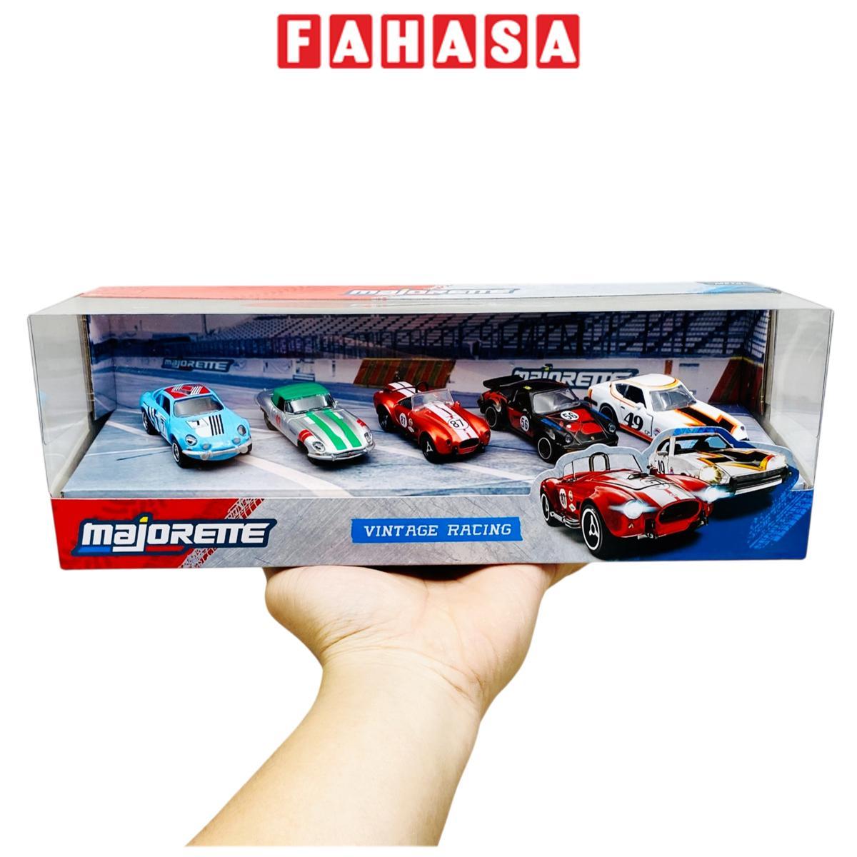 Bộ 5 Đồ Chơi Mô Hình Xe 5 Pieces Giftpack - Majorette 8502005000 - Vintage Racing