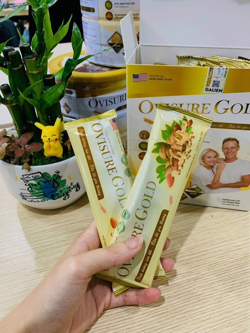 Sữa Hạt Xương Khớp Ovisure Gold Hộp Giấy Tiện Lợi 360g