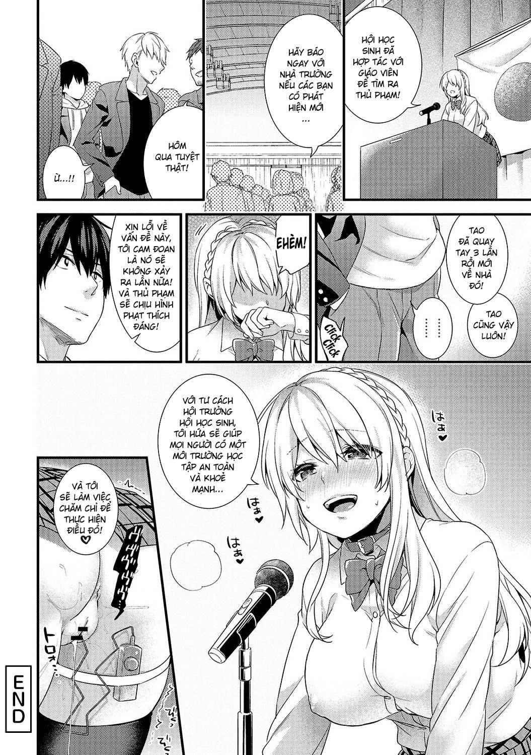 hội trưởng hội học sinh là kẻ dâm đãng công khai chapter 4 25
