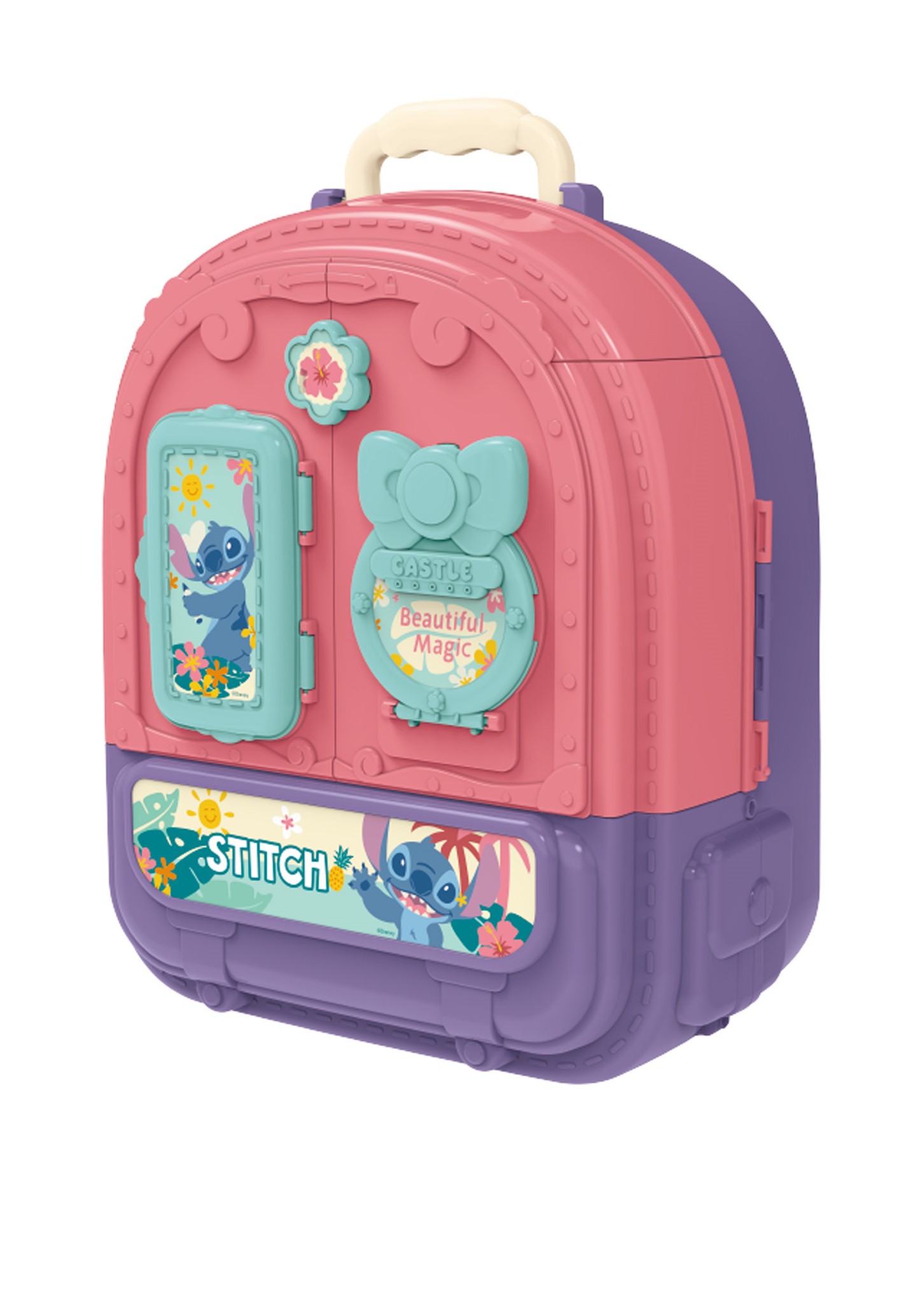 Đồ Chơi DISNEY - ST008-993A Bộ Ba Lô trang Điểm Nhân Vật Stitch (KT 26.3x15.2x30cm)