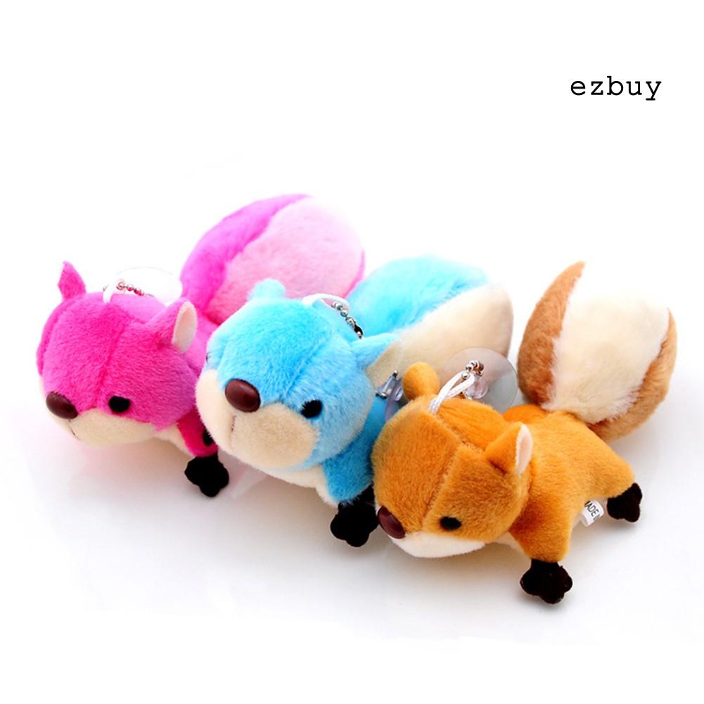 Móc Khóa Hình Sóc Nhồi Bông Đáng Yêu