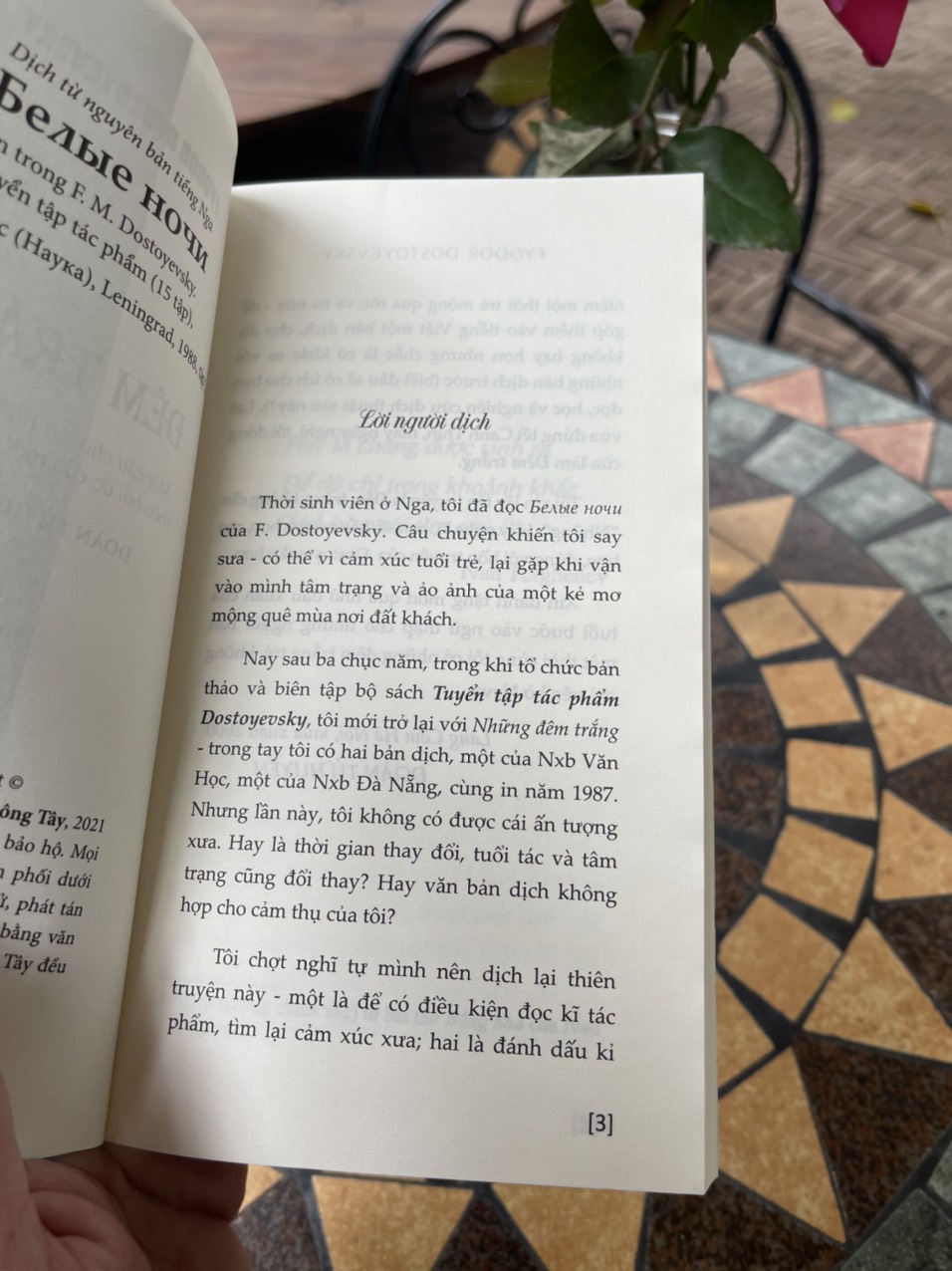 ĐÊM TRẮNG – Fyodor Dostoyevsky – Đoàn Tử Huyến dịch – Đông Tây – Nxb hà Nội