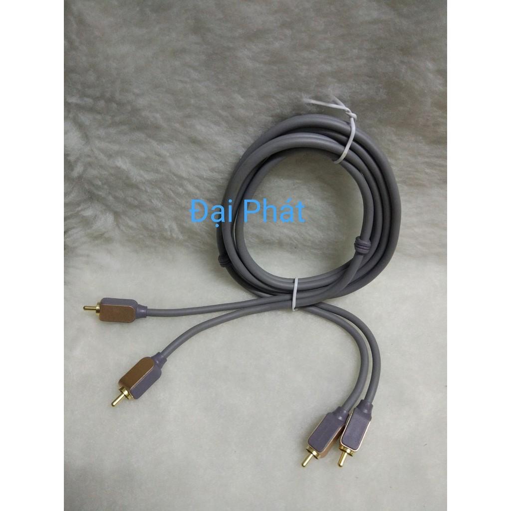 Dây AV 4 Đầu Xám 1m5 Hàng Tốt