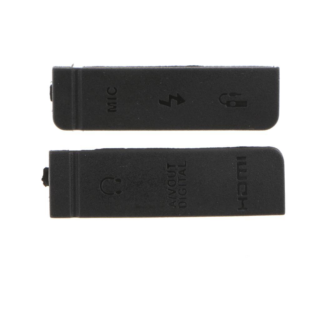 For Canon EOS 5D3 5D Mark III Card Socket Rubber Cover + USB MIC Flash HDMI Interface Rubber Cap Replacement