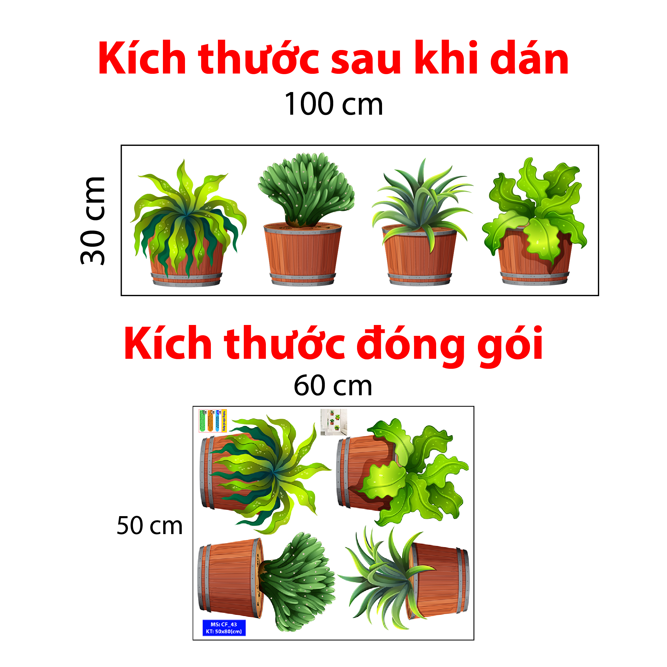 Decal trang trí quán số 43
