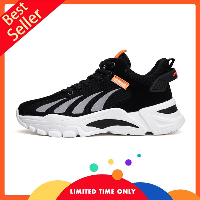 Giày thể thao unisex chất liệu thoáng khí thích hợp dùng để chạy bộ size 39-44