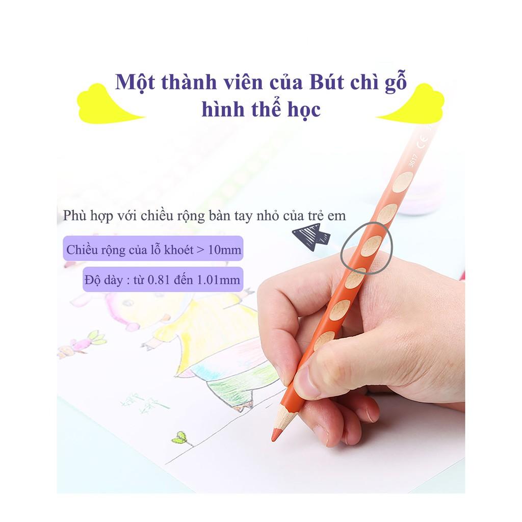 Bộ 6 cây bút chì màu STABILO EASYcolors, thuận tay trái (CLE33L/6) - Xanh dương (405)