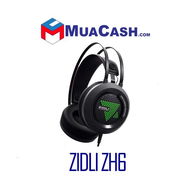 Tai nghe Gaming Zidli ZH6 7.1 Led USB Black hàng chính hãng