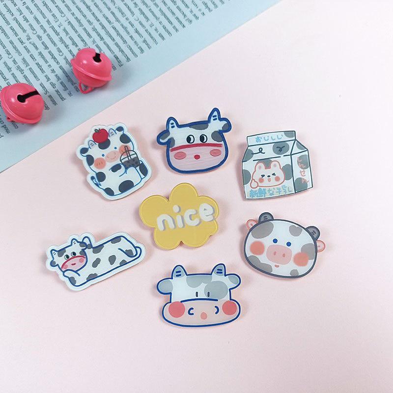 Pin cài áo cute sticker phụ kiện trang trí áo balo túi vải Cobala1688