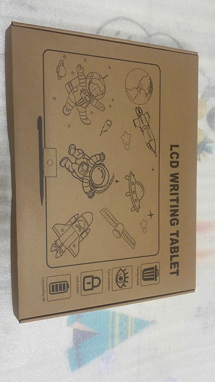 Bảng viết từ LCD dành cho trẻ em, bảng vẽ đa sắc- 20 inch