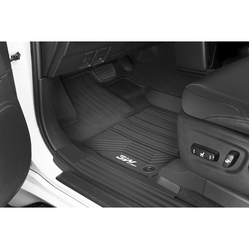 Thảm lót sàn TOYOTA New COROLLA ALTIS 2019-đến nay Nhãn hiệu Macsim 3W chất liệu nhựa TPE đúc khuôn cao cấp - màu đen