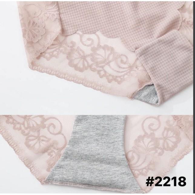 LỐ 10 QUẦN LÓT ĐÚC SU PHỐI REN SEXY CAO CẤP 2218