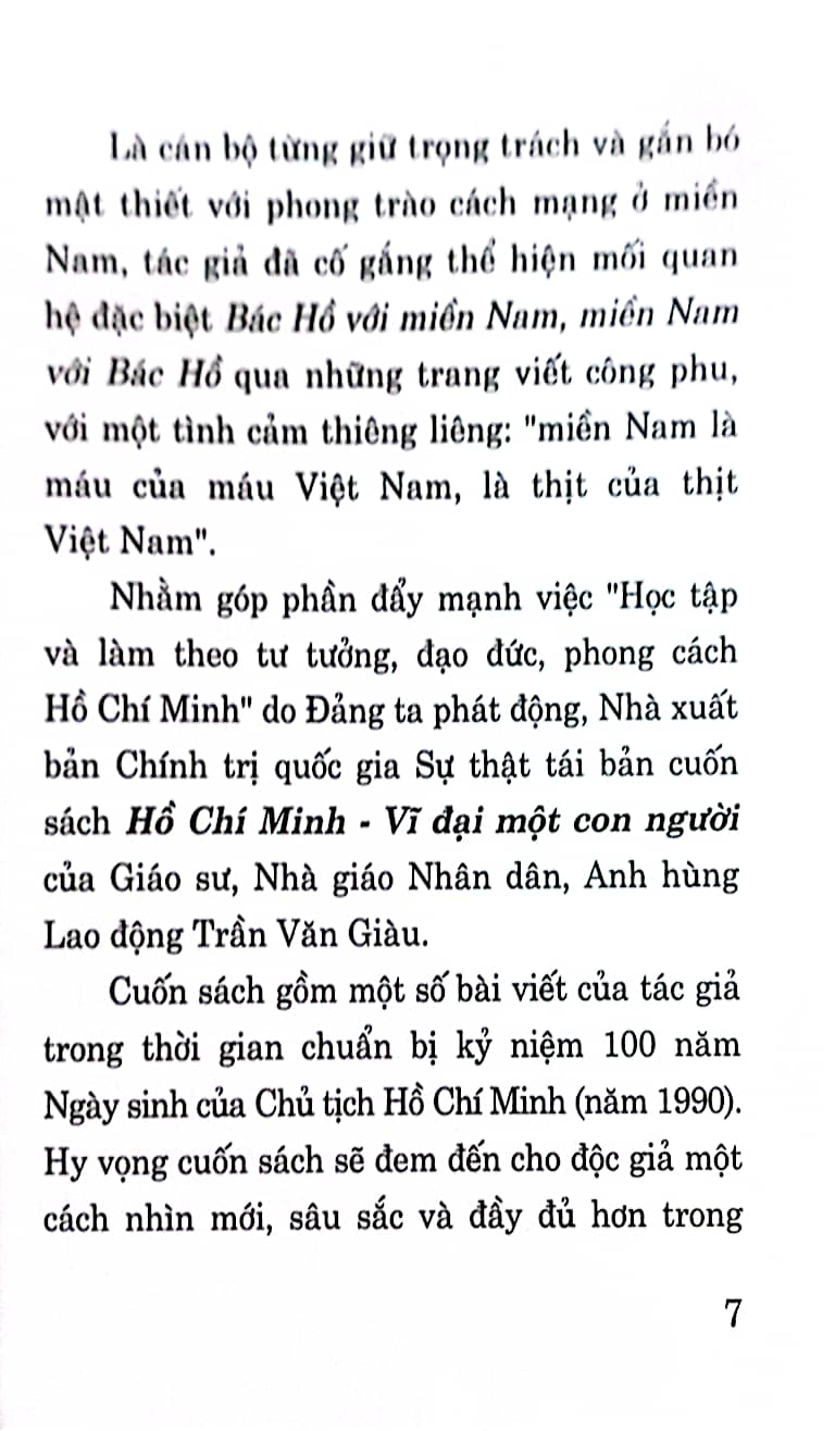 Hồ Chí Minh - Vĩ đại một con người