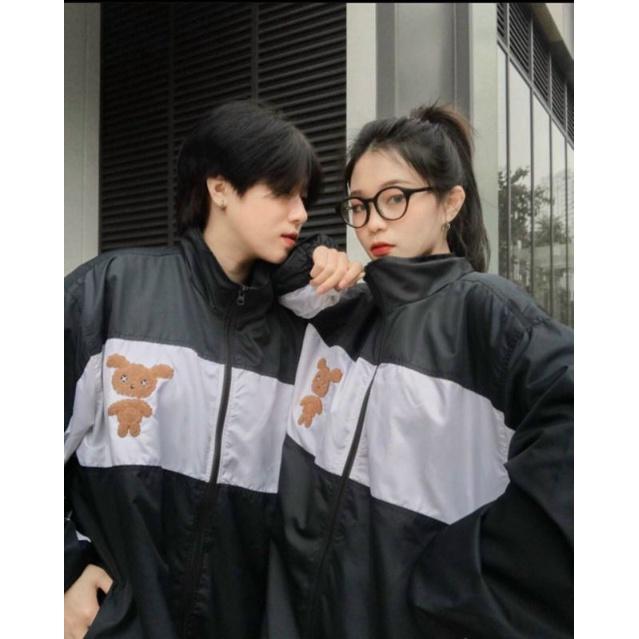 Áo Khoác Dù Nam Nữ Ulzzang Unisex Form Rộng Bomber, ÁO KHOÁC NAM UNISEX NAM- NỮ CỔ ĐỨNG GẤU CHẤT LIỆU DÙ 2 LỚP ĐI MƯA CẢN GIÓ CHỐNG NẮNG TỐT HÓT TREND 2022