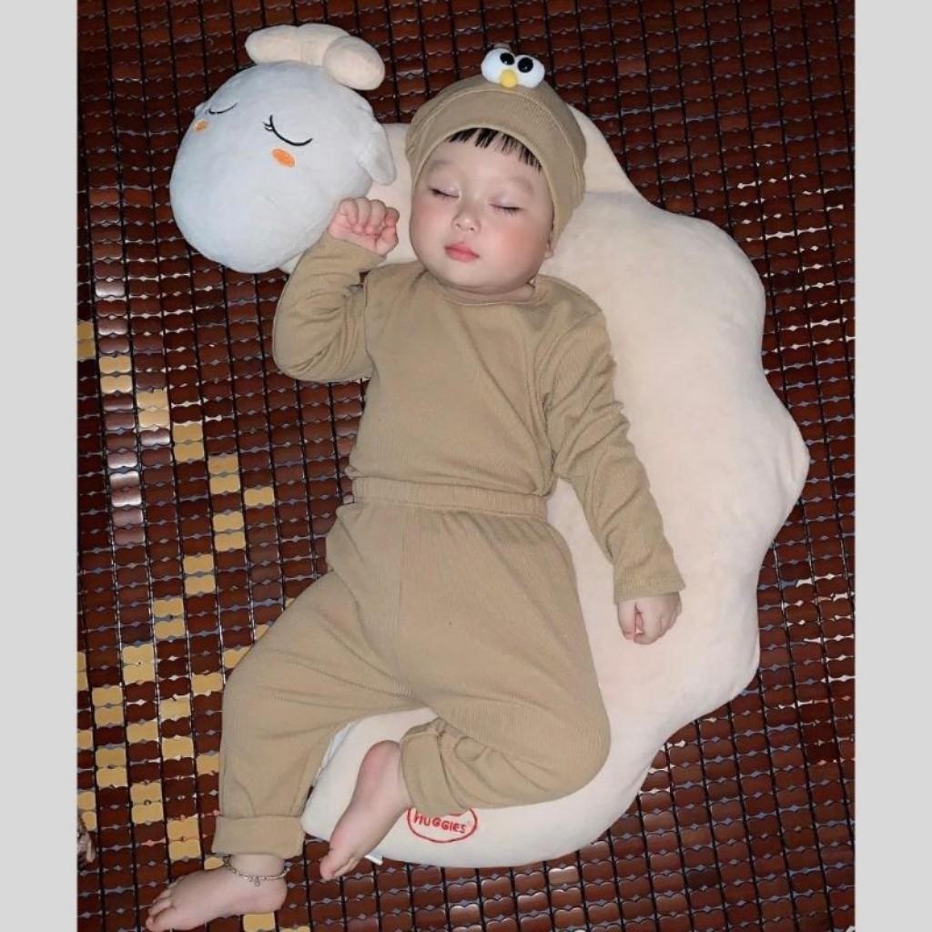 Bộ Dài Tay Cho Bé Bộ Len Tăm Dài Tay SIMPSON chất len tăm cao cấp form cực đẹp bé mặc ngủ bao ấm