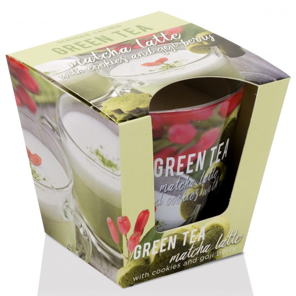 Ly nến thơm tinh dầu Bartek Green Tea 115g QT04964 - matcha trà xanh, nến trang trí, thơm phòng, thư giãn, khử mùi (giao mẫu ngẫu nhiên)