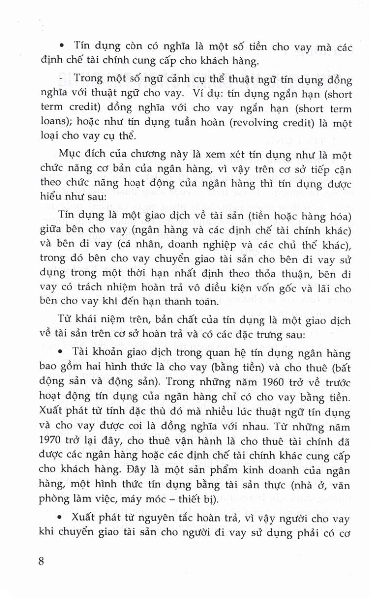 Tín Dụng Ngân Hàng