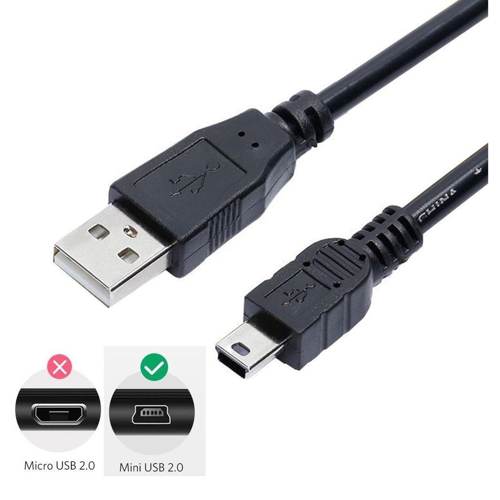 Cáp mini USB sang USB 2.0 Dài 0.4m Hàng Nhập Khẩu