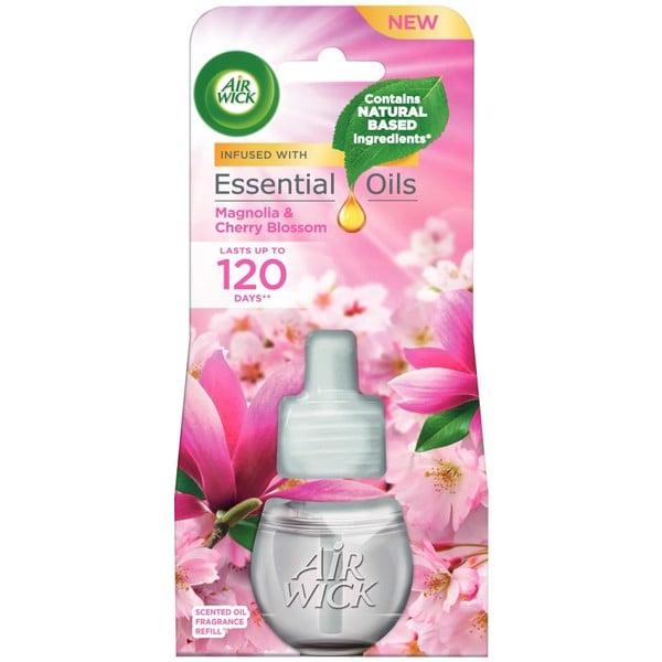 Chai tinh dầu cắm điện Air Wick Refill AWK2274 Magnolia & Cherry Blossom 19ml (Hương hoa mộc lan, hoa anh đào)