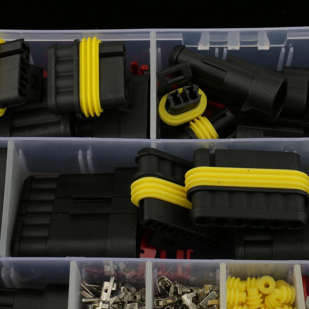 Car Truck Marine Quad Waterproof Electrical Wire Connector 1/2/3/4/5/6 Way