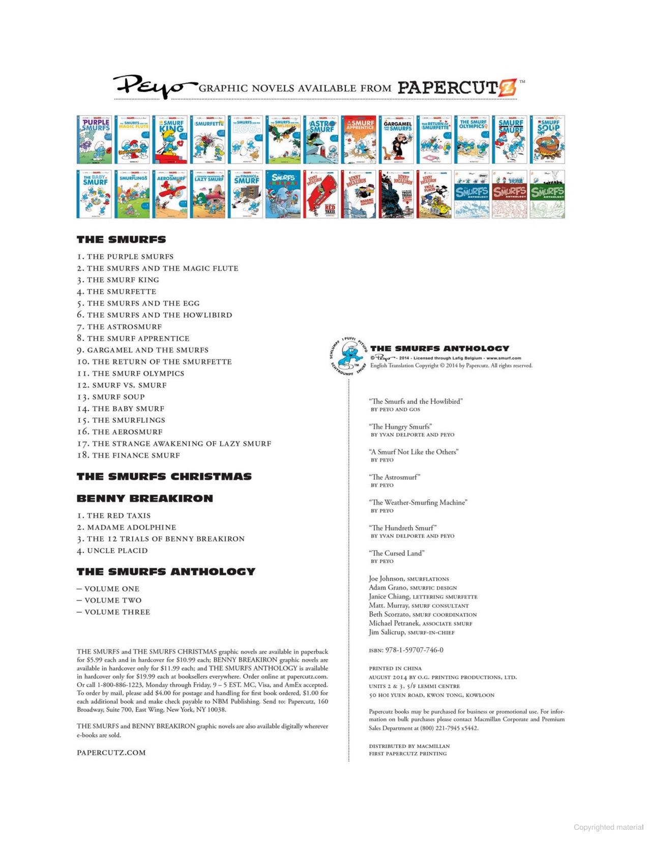 Sách ngoại văn: The Smurfs Anthology #3