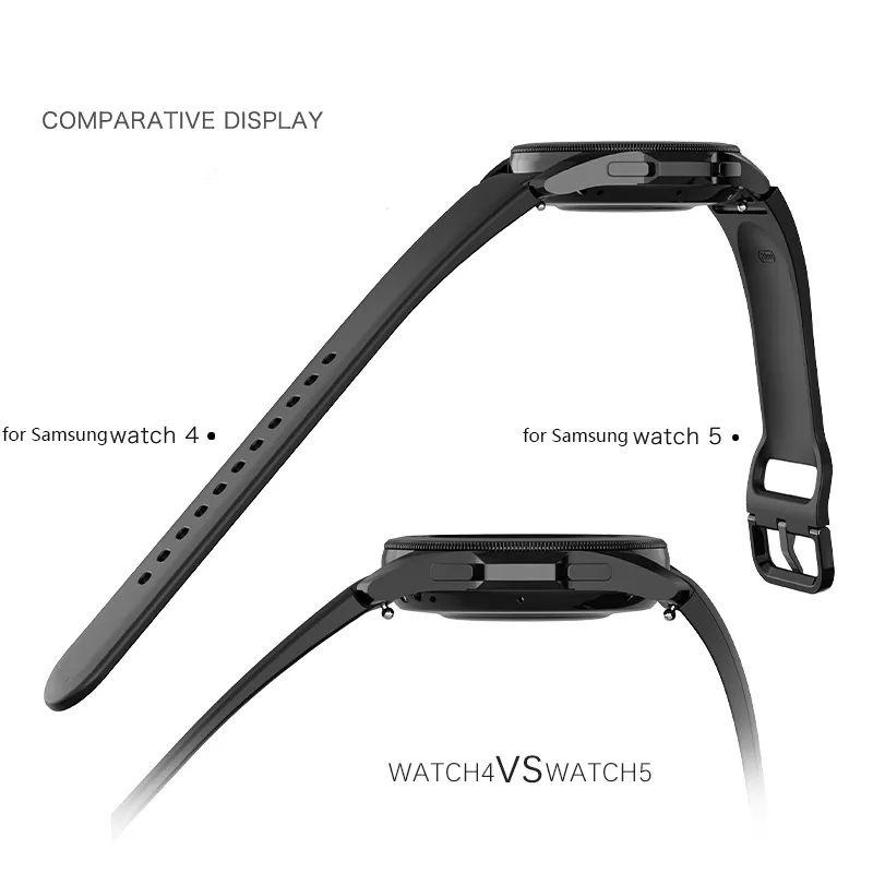 Dây silicon 20mm khóa nam châm dùng cho Samsung Galaxy Watch 5