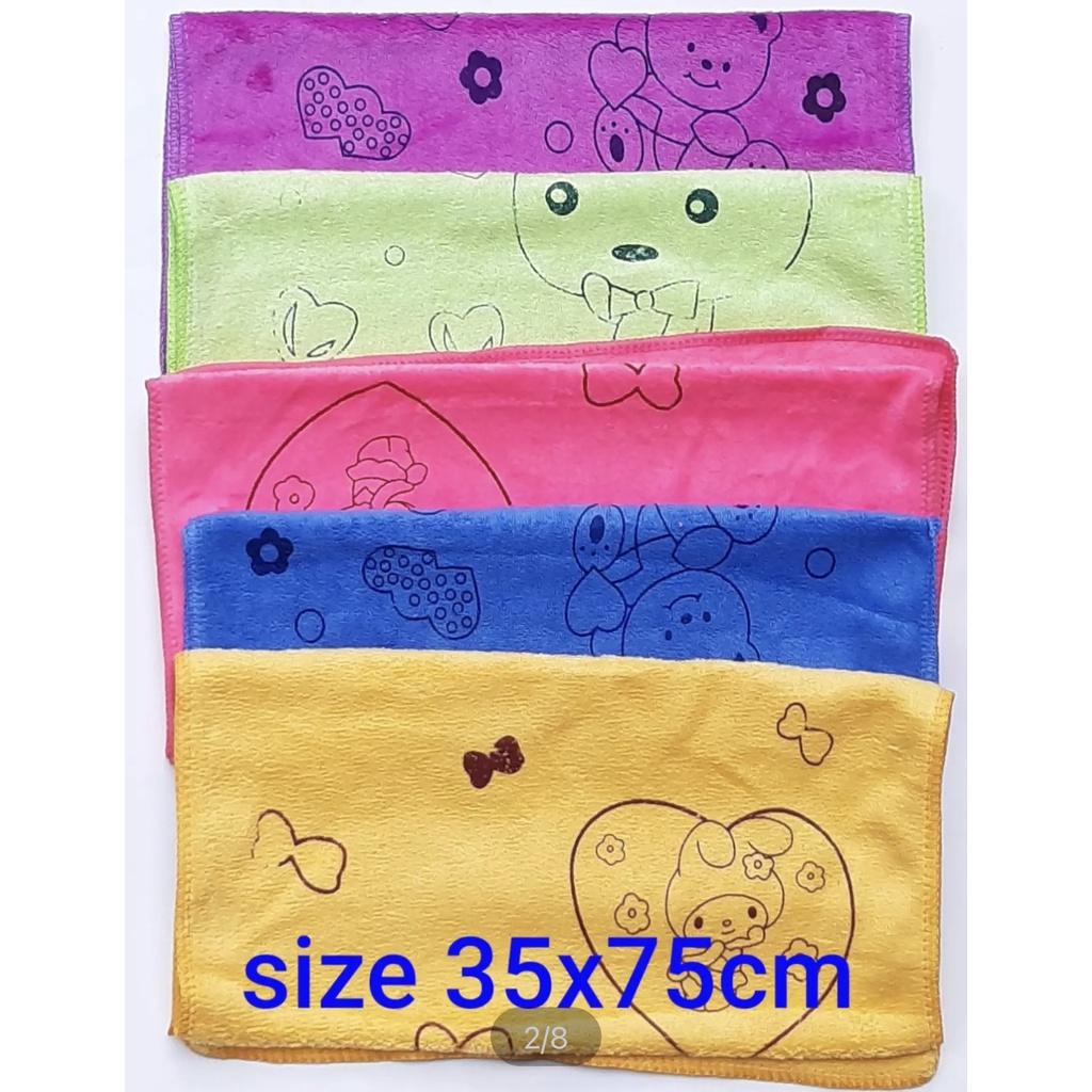 Combo 5 Khăn tắm Cao Cấp, 35x75cm , Siêu mềm mịn, hút nước, , đảm bảo giao đúng sản phẩm