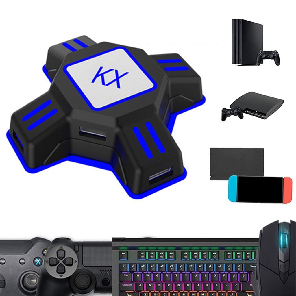 Keyboard and Mouse Adapter for  Switch, Gaming Keyboard Mouse Converter for Xbox One, Game Console Keyboard Mice Adaptor for PS4/PS3