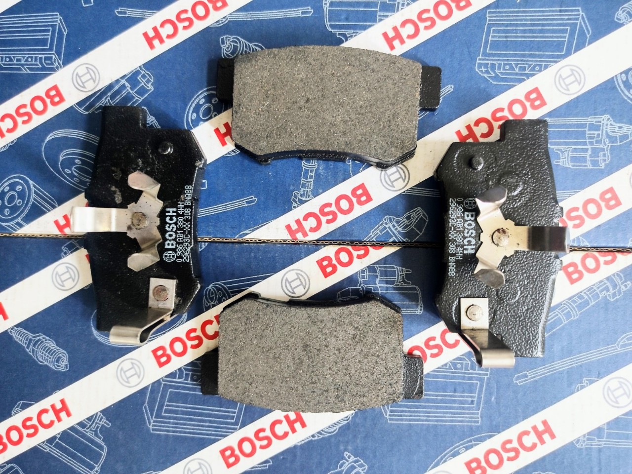 Bố Thắng Sau Honda CRV 2.0/2.4 (-2018) Accord 2.0/2.2/2.4 (-2019) Odyssey (-2018) - Bosch BP1380