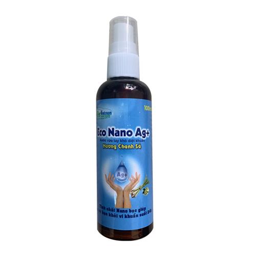 Gel rửa tay khô Eco Nano Ag+