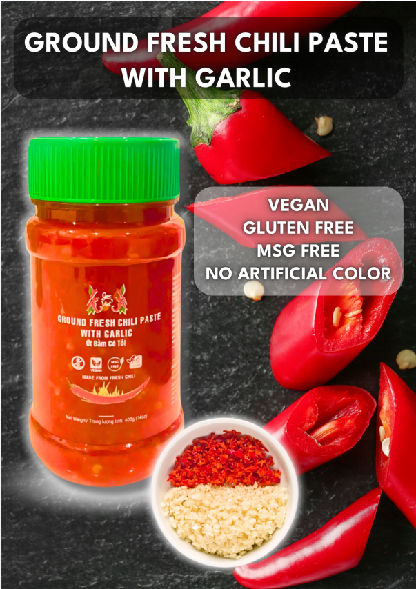 Ớt bằm có tỏi GỐC VIỆT 400g