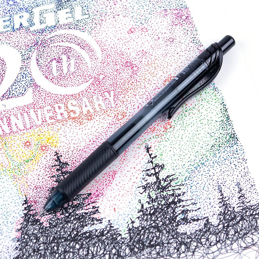Bút Bi Nước Nhật Bản Mực Gel Pentel Energel BL107 | Trơn Mượt Siêu Nhanh Khô Ngòi 0.7mm (nhiều màu)