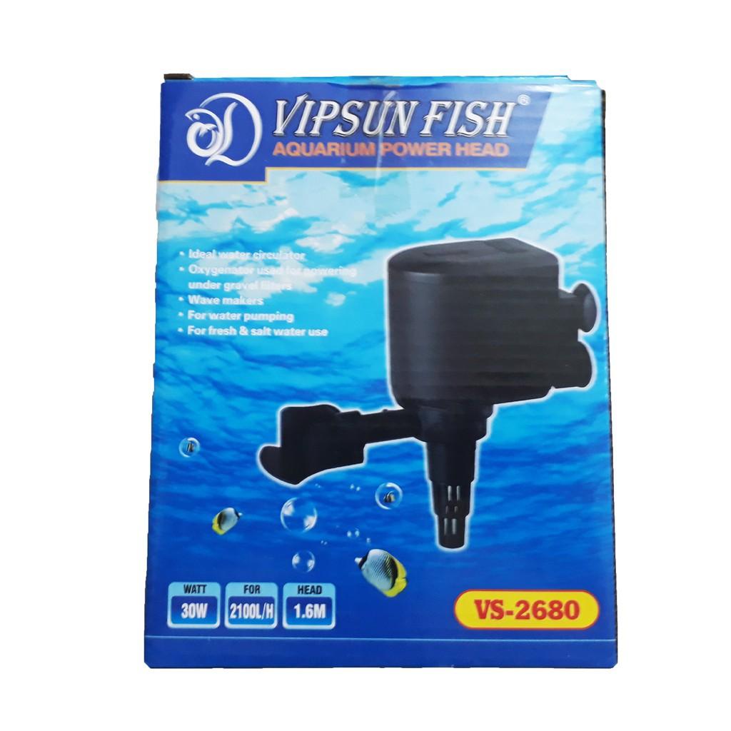 Máy Bơm Lọc Nước Hồ Cá Cảnh 30W Vipsun VS-2680 - Máy Lọc Nước Bể Cá Vipsun