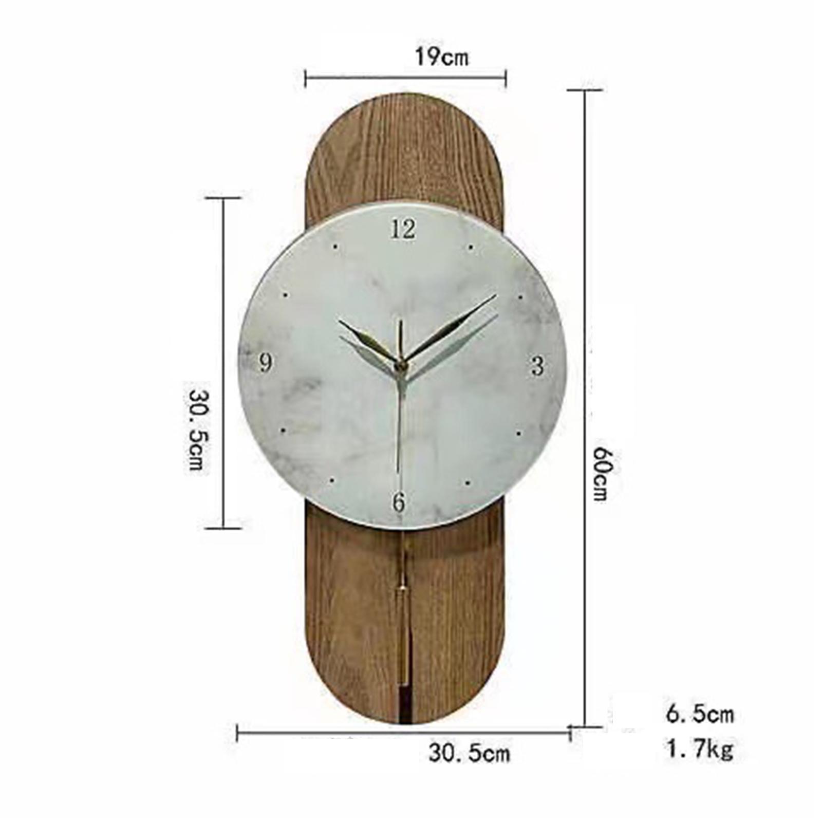 Nordic Minimalist Wall Hanging Clock Non Ticking Living Room Loft Decoration