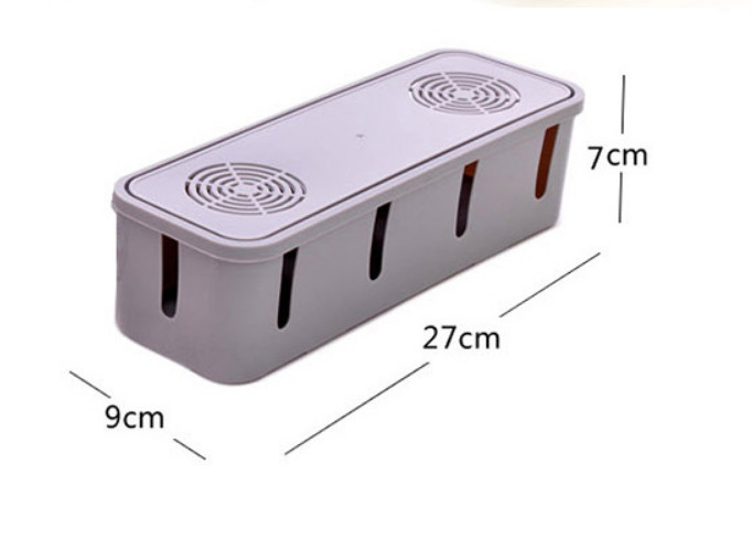 Hộp đựng ổ cắm điện nhựa, hộp dây điện an toàn có lỗ thông gió GD69-HDDN