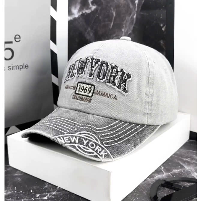 Nón kết, mũ lưỡi trai nam nữ NEW YORK Mạc tưa form chuẩn đẹp (Ảnh thật)