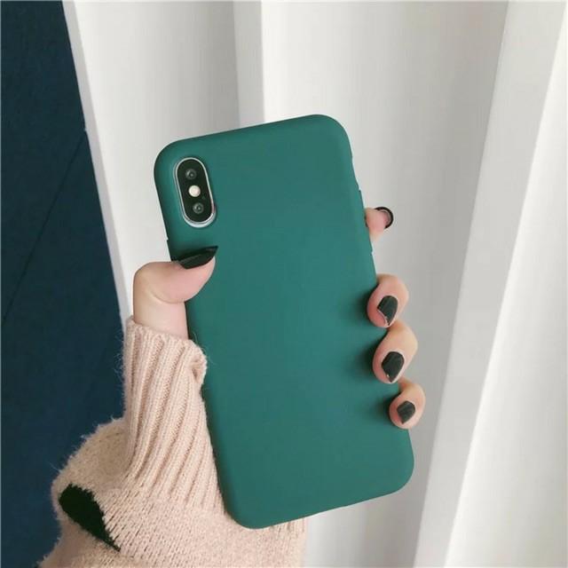 Ốp lưng silicon dẻo màu - Ốp lưng dẻo chống bẩn dành cho iphone