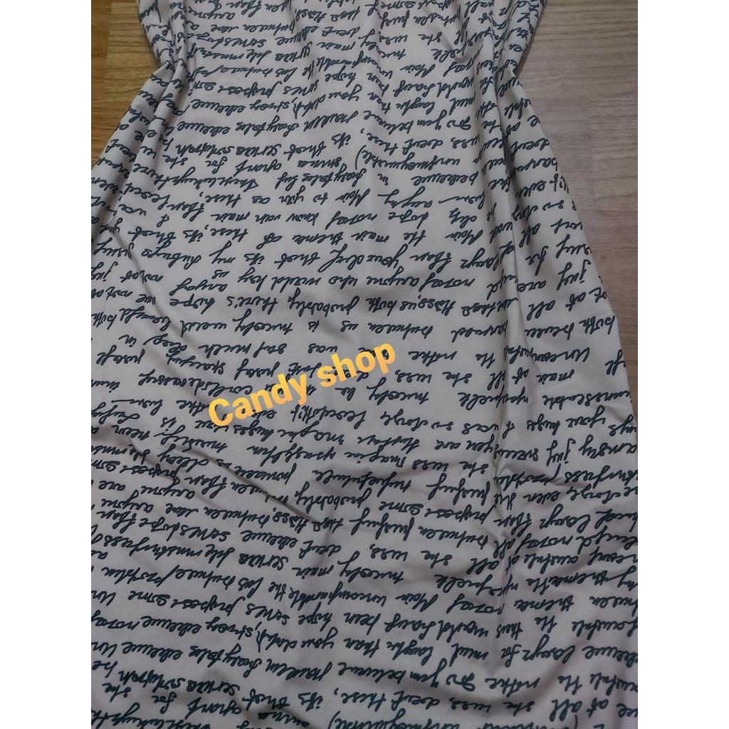 Đầm hotgirl body dài 2 dây hoạ tiết sang chảnh