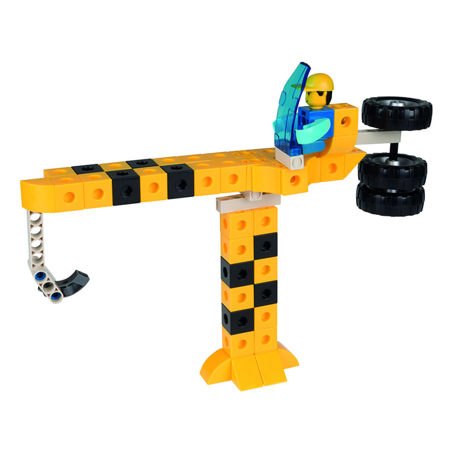 Đồ Chơi Lắp Ráp Gigo Toys – Mô Hình Bé Tập Làm Xây Dựng Heavy Vehicles 7425 (120 Mảnh Ghép)